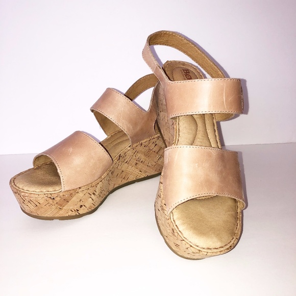 born mae platform wedge